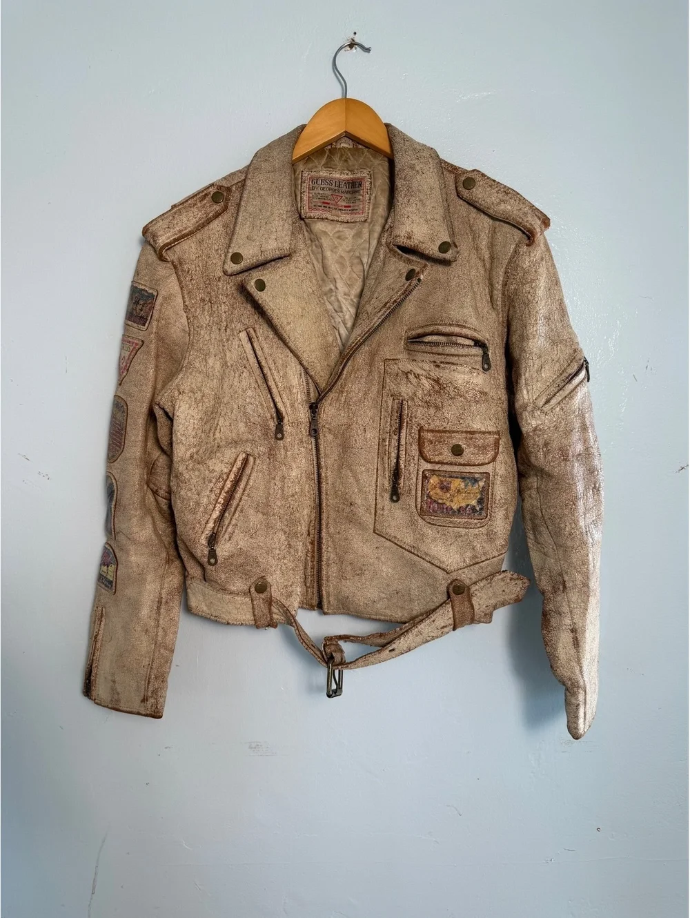 Guess vintage leather